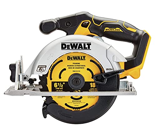 Dewalt DCS565BR 20V MAX Brushless Lithium-Ion 6-1/2 in. Cordless Circular Saw (Tool Only) (Renewed) - WoodArtSupply