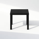 Furinno Simple Square Coffee Table, Side Table, Black Furinno