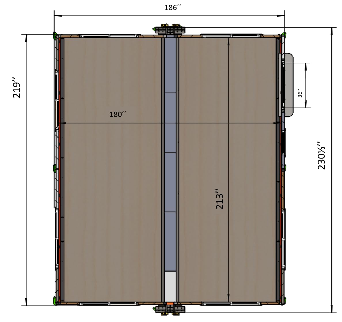 Zolyndo Portable Prefabricated tiny home 15x20ft, Mobile Expandable Plastic Prefab House for Hotel, Booth, Office, Guard House, Shop, Villa, Warehouse, Workshop - WoodArtSupply