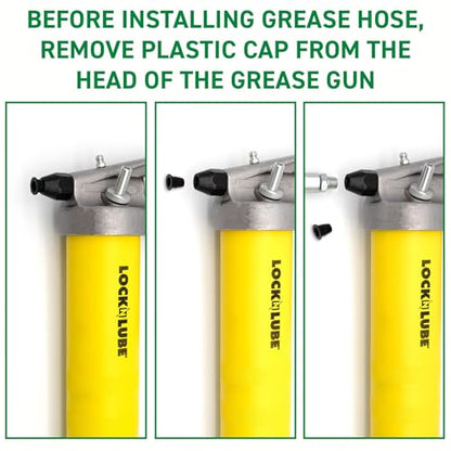 LockNLube Professional Pistol-Grip Grease Gun - WoodArtSupply