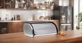HOME IT Stainless Steel Bread Box for kitchen, bread bin, bread storage Bread holder 16.5x10x8 HOME IT