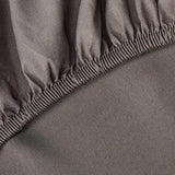 Elegant Comfort 1500 Premium Hotel Quality 1-Piece Fitted Sheet, Softest Quality Microfiber - Deep Pocket up to 16 inch, Wrinkle and Fade Resistant, Queen, Gray Elegant Comfort