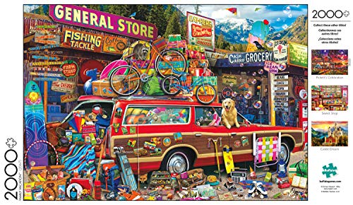 Buffalo Games - Aimee Stewart - Family Vacation - 2000 Piece Jigsaw Puzzle for 168 months to 1200 months - WoodArtSupply