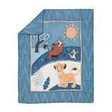 Lambs & Ivy Lion King Adventure 3Piece Baby Crib Bedding Set, Blue Lambs & Ivy