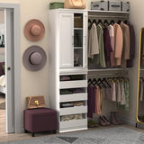 ClosetMaid Modular Storage Shelf Unit with 3 Shelves, White ClosetMaid
