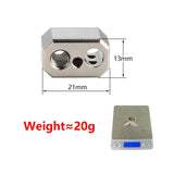 POLISI3D 500℃ Plated Copper Heater Block High Temperature Heating Block Compatible with Prusa I3 MK4 MK3.9 XL Project Nextruder Hotend Heating Block 3D Printer Accessories Parts (Plated Copper Block) POLISI3D