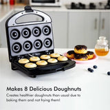 Waffle Maker,Donut,Hot Dog Machine Set,3-in-1 Multifunctional Breakfast Maker Machine with Iron Removable Plate Mold for Home,Kitchen,Cake,Paninis,Nut,Steaks,Grill,Lunch,Snacks or Dessert JACKGOLD