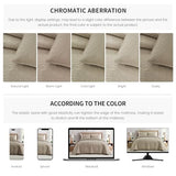 BOURINA Ultrasonic Quilt Set Bedspreads 3-Piece Bedding Set Pre-Washed Microfiber Ultra Soft Lightweight Flower Coverlet Set for All Season, King Beige BOURINA