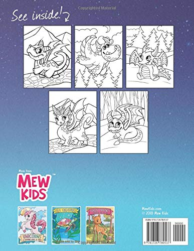 Dragons: A Coloring Book for Kids! WoodArtSupply