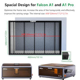 Skouphy Honeycomb Laser Bed for Falcon A1 Laser Engraver with Aluminum Panel,Suction Magnets, Honeycomb Platform for Laser Engraving and Cutter Machine (18.1 * 13.6 in) Cregrant3D