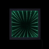 The Geeky Days LED Infinity Wall Mirror Frame with Multi Color Changing Light (38x38cm) The Geeky Days
