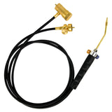 BLUEFIRE Oxypropane Welding Gas Cutting Torch Kit with Flint Lighter and Cylinder Holder Rack - For Jewelers Hvac Map Gas Torch Kit Brazing Mapp Gas Torch, Soldering Oxy Acetylene Torch Kit Tanks MR. TORCH