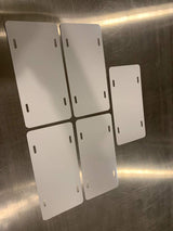 License Plate Blank (5, White) Wrapco
