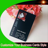 hansmaker 100 Pcs Metal Engraving Blanks Premium Aluminum Laser Engraving Business Card Multipurpose Custom Metal Cards 86 X 54 X 0.21 MM hansmaker