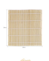 2 Pack Bamboo Sushi Rolling Mat, Sushi roll maker, Sushi bazooka (9.5" x 9.6")… BZG