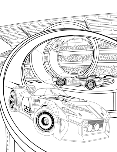 Hot Wheels: Giant Coloring Book