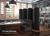 Sorbus 8-Panel Black Room Divider with Double Hinged Panels, 6 ft Tall Folding Privacy Screen Sorbus