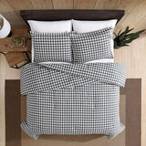Eddie Bauer - King Comforter Set, Reversible Cotton Bedding with Matching Shams, Luxurious Bedding Set for Colder Months (Preston Grey, King) Eddie Bauer