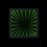 The Geeky Days LED Infinity Wall Mirror Frame with Multi Color Changing Light (38x38cm) The Geeky Days