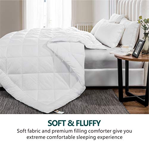 Cozynight Soft King Size Comforter Duvet Insert-Lightweight Down Alternative Comforter with Corner Tabs- Breathable & Machine Washable Diamond Stitching（King,106”X92” ） Cozynight