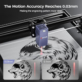 Ortur Laser Master 2 S2 Class 4 Laser Engraver with 1000mW 1064nm Infrared Laser Module for Engraving on Metal, Plastic, Acrylic - Ideal for Jewelry, Gift Making Ortur
