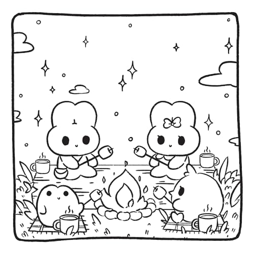 Comfy Buddies: A Cozy Coloring Book (Dover Adult Coloring Books) WoodArtSupply