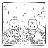 Comfy Buddies: A Cozy Coloring Book (Dover Adult Coloring Books) WoodArtSupply