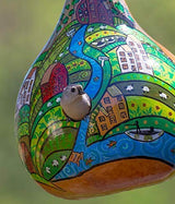 Gourd Birdhouse, Unfinished, Craft Ready, Box of 3 Gourdaments