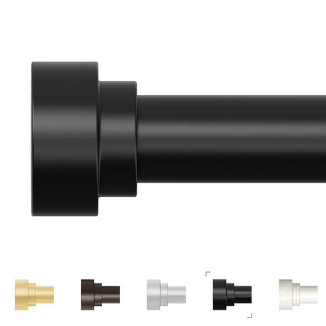 Extra Long Curtain Rods 120 to 170 Inch(10-14ft),1Inch Black Adjustable Extra Long Curtain Rod,Heavy Duty Decorative Window Curtains Rods for Bedroom,Long Curtain Rods 120-170 hei! dear