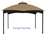 Replacement Canopy Top for Lowe's 10' x 12' Gazebo #TPGAZ17-002C (Golden Brown Canopy Top Only) ALISUN