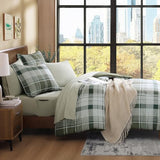 MaiRêve Olive Green Twin XL Comforter Set, Twin XL Bedding Sets for Boys Girls 5 Pieces for Dorm Farmhouse All Season Lightweight &Comfy with Fitted Sheet, Flat Sheet (Olive Green, 66"x90") MaiRêve
