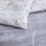 Bedsure Full Comforter Set - Lavender Bed Set, 3 Pieces Cute Floral Bedding, 1 Soft Reversible Botanical Flowers Comforter and 2 Pillow Shams Bedsure