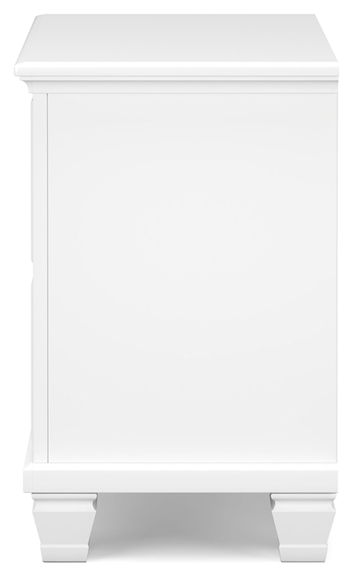 Signature Design by Ashley Fortman Traditional 2 Drawer Night Stand, White Signature Design by Ashley