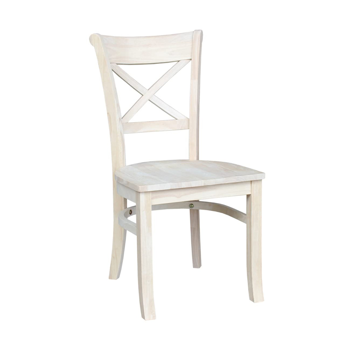 International Concepts Charlotte X-Back Chairs, Brown IC International Concepts