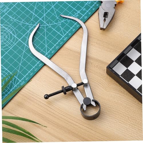 SKISUNO Internal External Caliper Measuring Tool Accurate Caliper for Wood Turning Lightweight and Portable Measuring Gauge for Wood Lathe Projects Precision Measurement SKISUNO