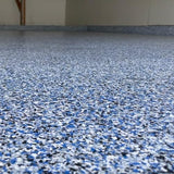 Resins Plus - Garage Floor Coating and Epoxy Kit | Includes All Needed Tools and Materials for DYI Application | RS3425 Fast Cure Water Based Epoxy with Paint Chips Resins Plus
