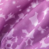RYNGHIPY 6Pcs Twin Gradient Pink Purple Glitter Comforter Sets for Teens Girls Kids, Colorful Rainbow Glitter Themed Bedding Set RYNGHIPY