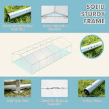 EROMMY 20x40ft Party Tent, Outdoor Wedding Tent, Heavy Duty Large Canopy Carport with Removable Sidewalls, 2 Roll-up Doors, 4 Storage Bags, Gazebo Shelter Tent for Party Event Commercials, White EROMMY