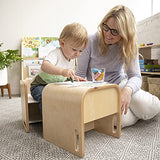 ECR4Kids Bentwood Multipurpose Cube Chair, Kids Furniture, Natural ECR4Kids