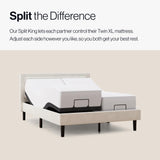 Adjustable Comfort Classic Adjustable Base - Twin XL - Head & Foot Incline - Wireless Remote with Memory - Easy Set Up - Zero Clearance - Zero Gravity - Durable Frame Adjustable Comfort