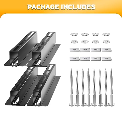 WALMANN Overhead Tote Storage Rail System, Garage Ceiling Bin Storage Rack Heavy Duty Adjustable Tote Slide Garage Storage System(for 3 Bins, Bins are not included) WALMANN