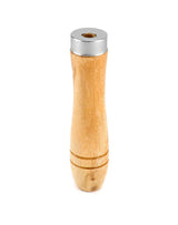 QWORK Wooden File Handle with Strong Metal Collars, 5 Pack Ergonomic Handle Easy Installation File Cutting Tool Craft for 4'' - 7'' Metal File, Wood File, Screwdriver, Hand Drill QWORK