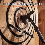 ANTARCTICA Throwing Axe Knife Set 11 inch Full Tang Stainless Steel Throwing Tomahawk Axe and 8 inch Stainless Steel Well-Balanced Throwing Knife for Recreation and Competition(3 Packs) ANTARCTICA