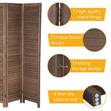 Room Dividers and Folding Privacy Screens, 3 Panel 69 Inch Tall Portable Room Seperating Divider, Handwork Solid Wood Room Divider Wall, Room Partitions and Dividers Freestanding for Home Office Dkeli