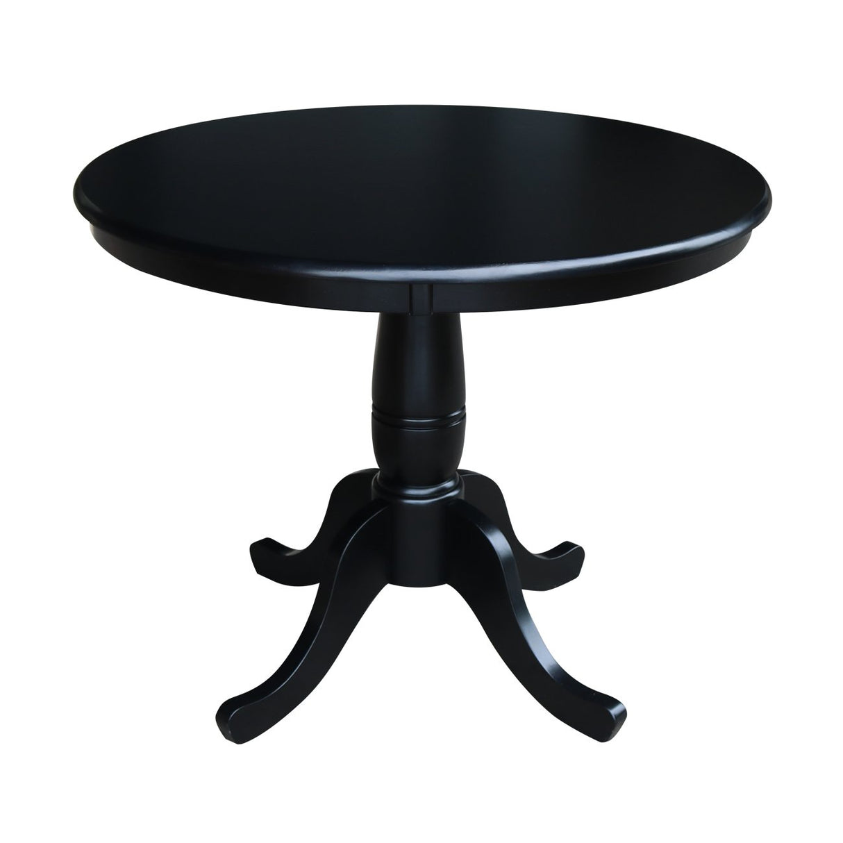 IC International Concepts Table, Dining Height, Black IC International Concepts