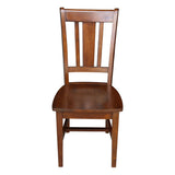 International Concepts 36x36 2 Chairs in Espresso Dining Table IC International Concepts