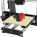 Aluminum MK2 MK3 12V Heated Bed Hotbed Upgrade with Hotbed Wire Cable Line for Anet A8 A6 3D Printer, Black 220x220mm WoodArtSupply