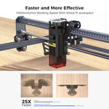 Creality Falcon Laser Engraver 10W, 0.06mm High Accuracy Laser Engraving Machines, 72W Laser Engraver and Cutter Machine for Wood, Metal, Acrylic, Glass, Leather, 15.7"×16.3" Workspace CREALITY FALCON