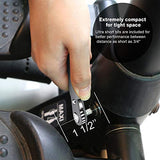 MULWARK 20pc 1/4 Ultra Low Profile Mini Ratchet Wrench Close Quarters Screwdriver Set with High Torque - Right Angle EDC Tool with 90 Degree Mini Offset Reversible Drive Handle & Multi Hex Bits Set MULWARK