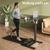 Gamork C Shaped 17.8 * 22.5 inch Mobile Standing Desk,Pneumatic Adjustable Height Stand Up Desk,Ergonomic Standing Side Table for Home Office Work Computer Desk Workstation,Black Gamork